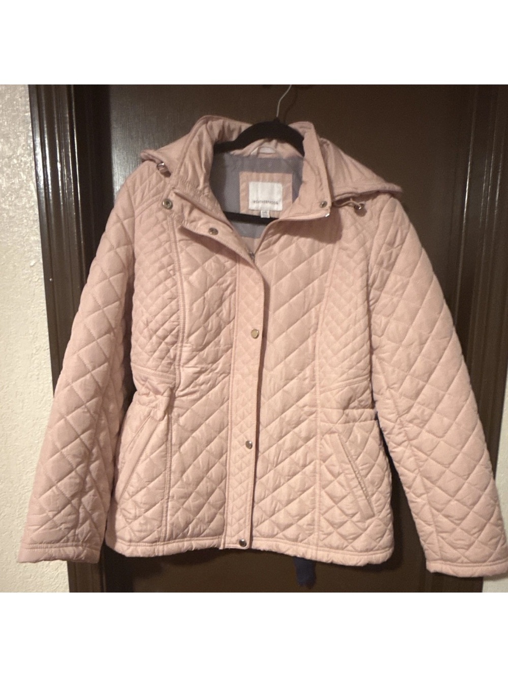 Weatherproof Quilted Pale Pink Women's Jacket